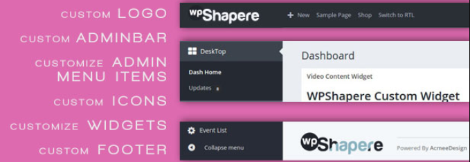 WPShapere customizing